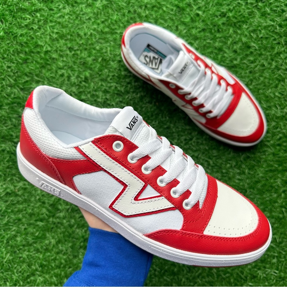 Vans Lowland Cc New Varsity Red True White - Picture 1 of 11